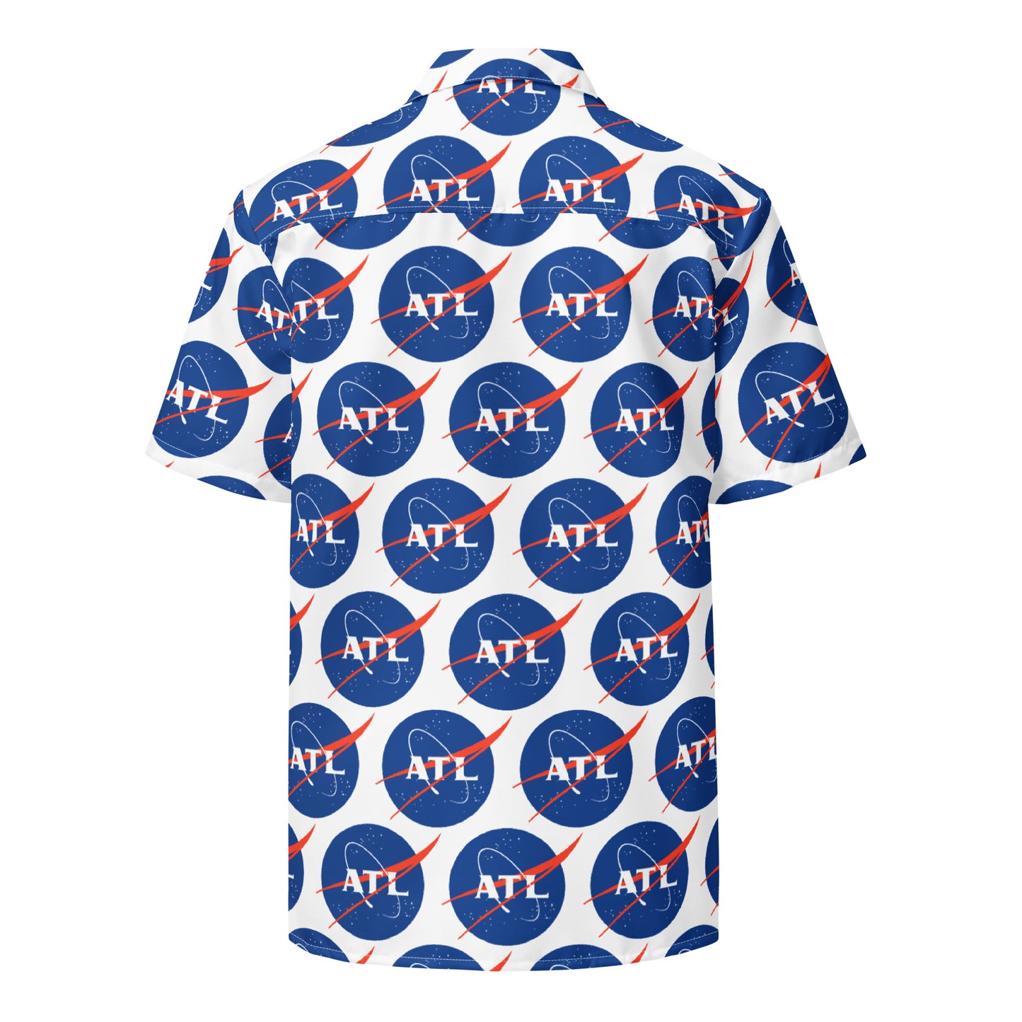 ATL Unisex Button Shirt with NASA Meatball Design