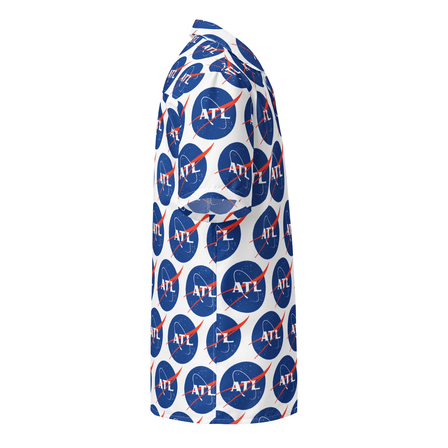 ATL Unisex Button Shirt with NASA Meatball Design