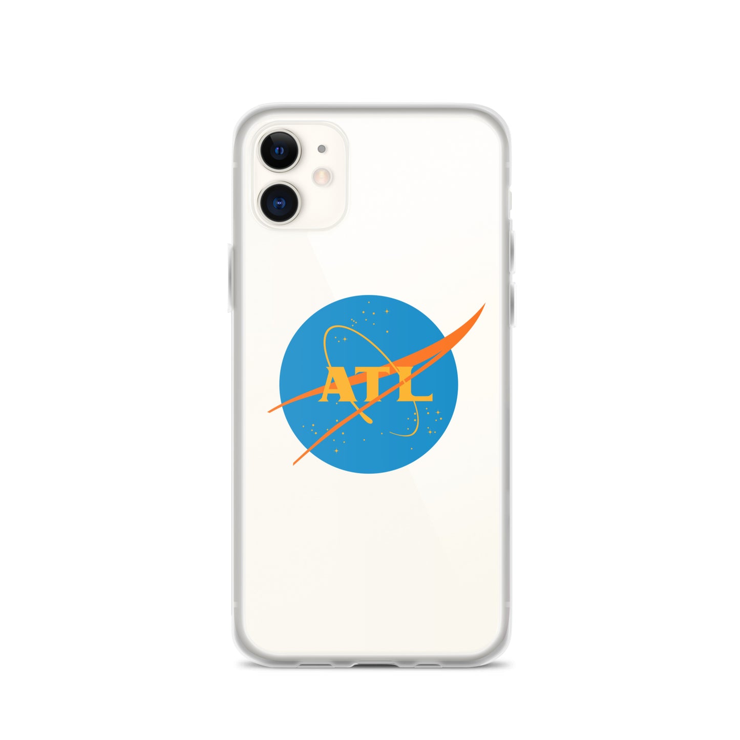 ATL NASA Meatball Logo Clear Case for iPhone®