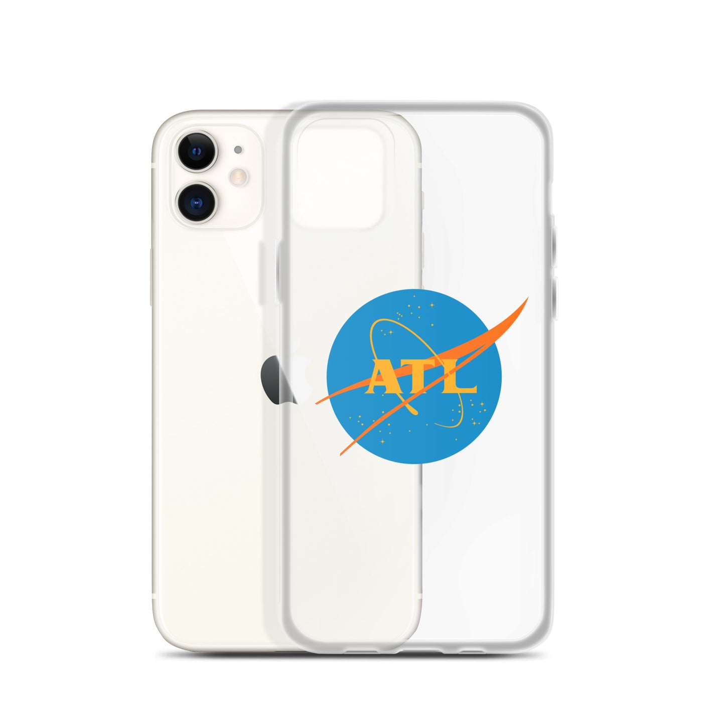 ATL NASA Meatball Logo Clear Case for iPhone®