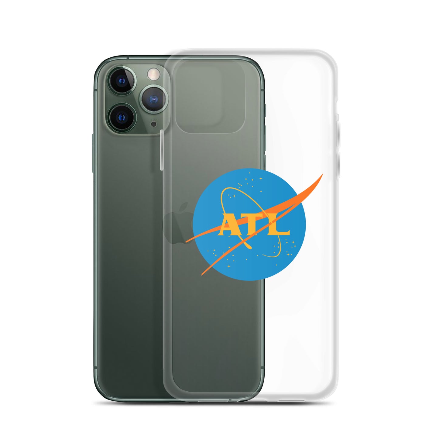 ATL NASA Meatball Logo Clear Case for iPhone®