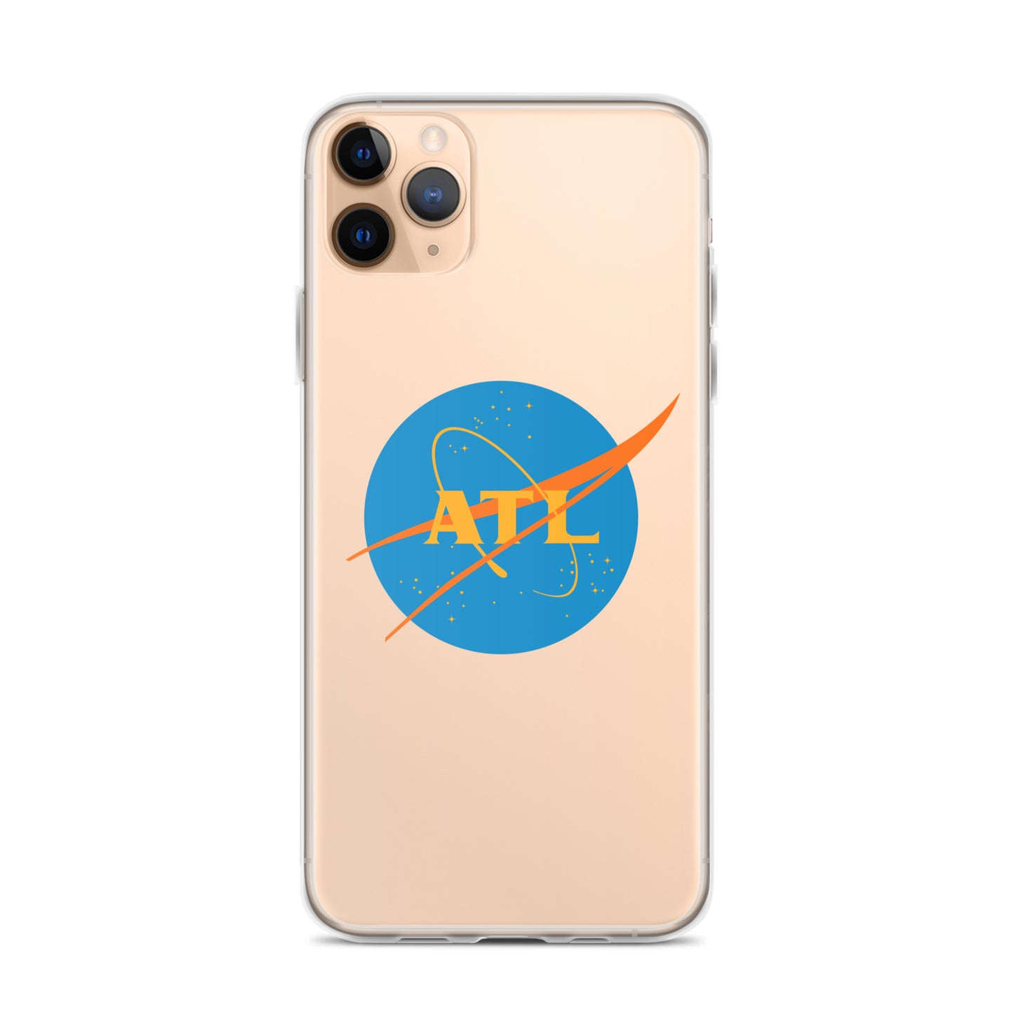 ATL NASA Meatball Logo Clear Case for iPhone®