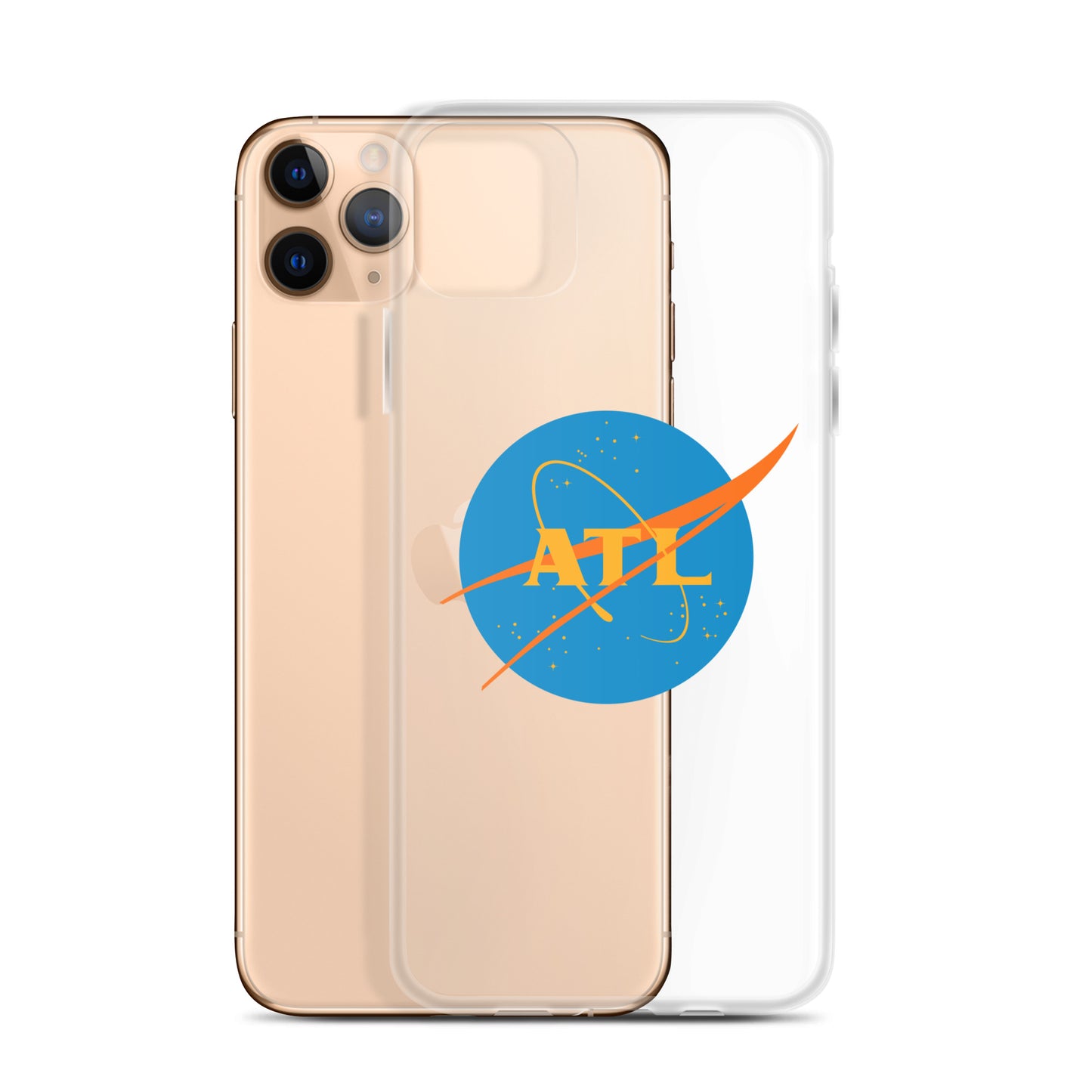 ATL NASA Meatball Logo Clear Case for iPhone®