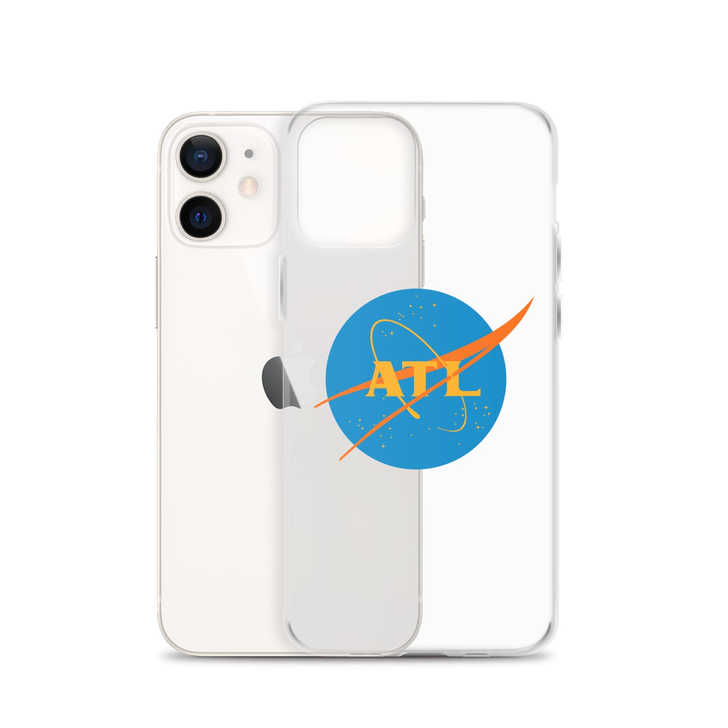 ATL NASA Meatball Logo Clear Case for iPhone®