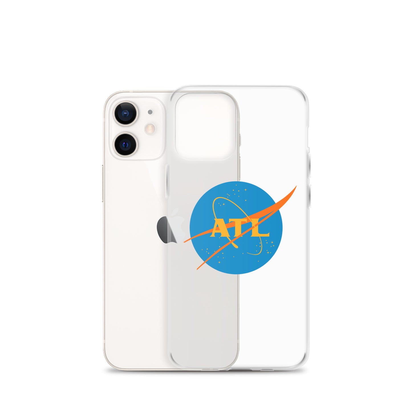 ATL NASA Meatball Logo Clear Case for iPhone®