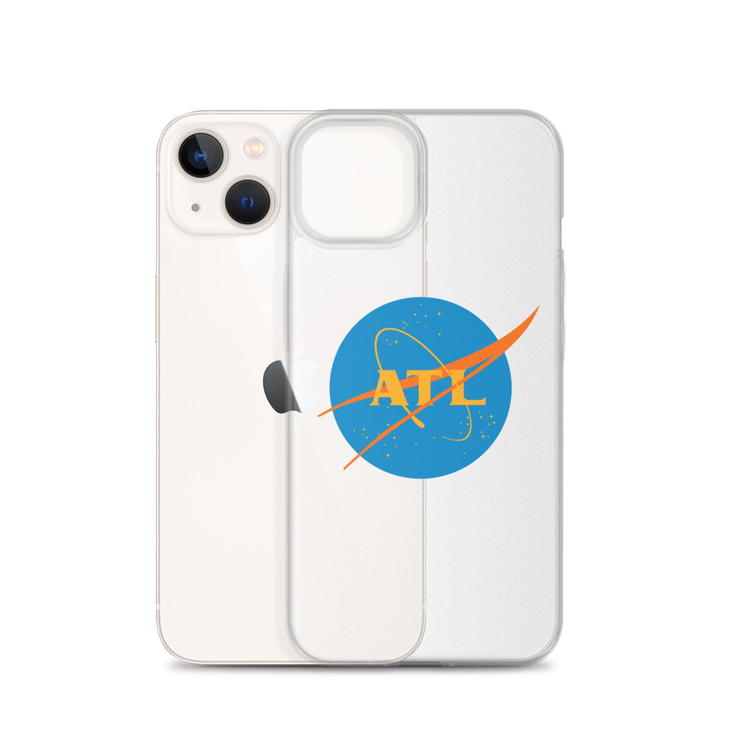 ATL NASA Meatball Logo Clear Case for iPhone®