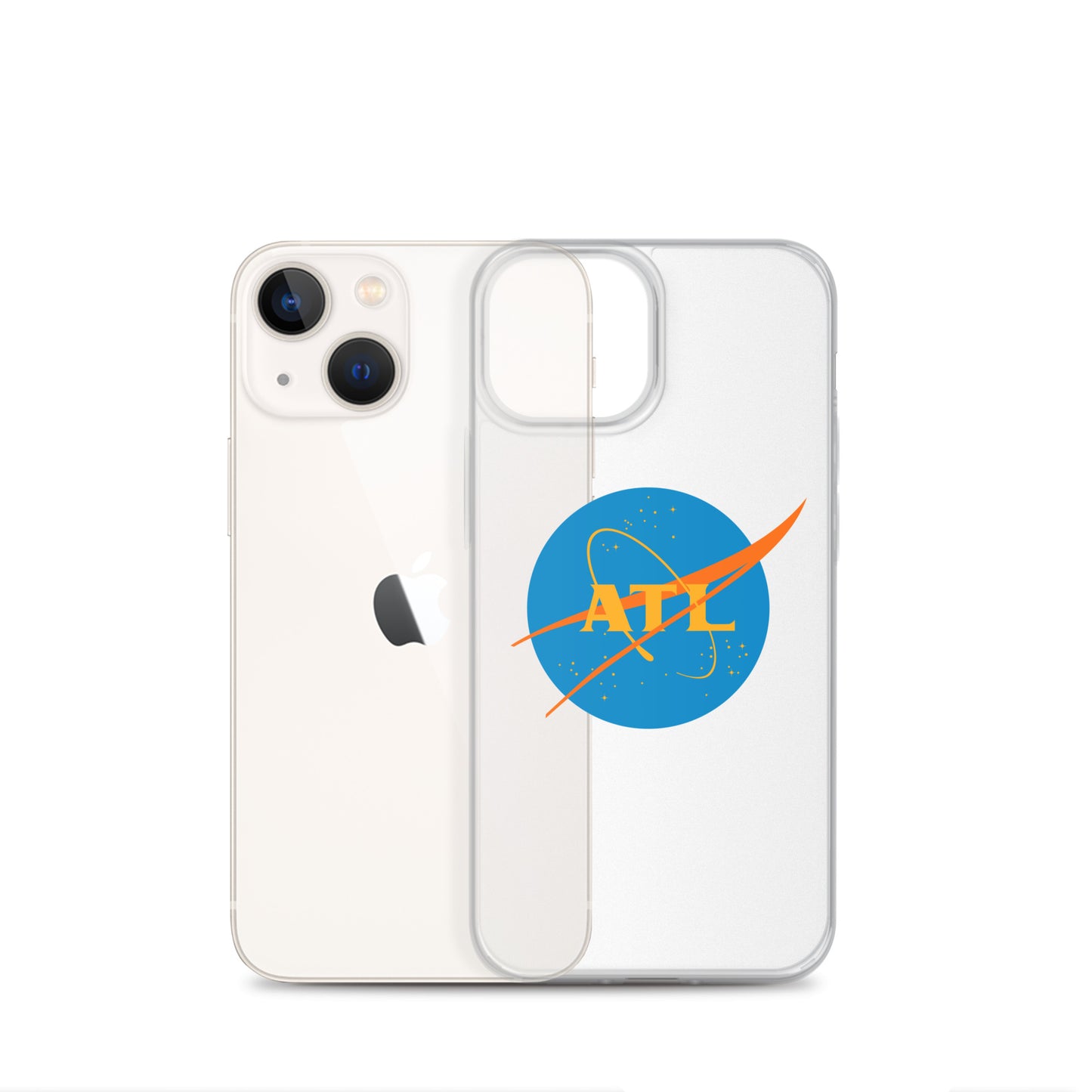 ATL NASA Meatball Logo Clear Case for iPhone®