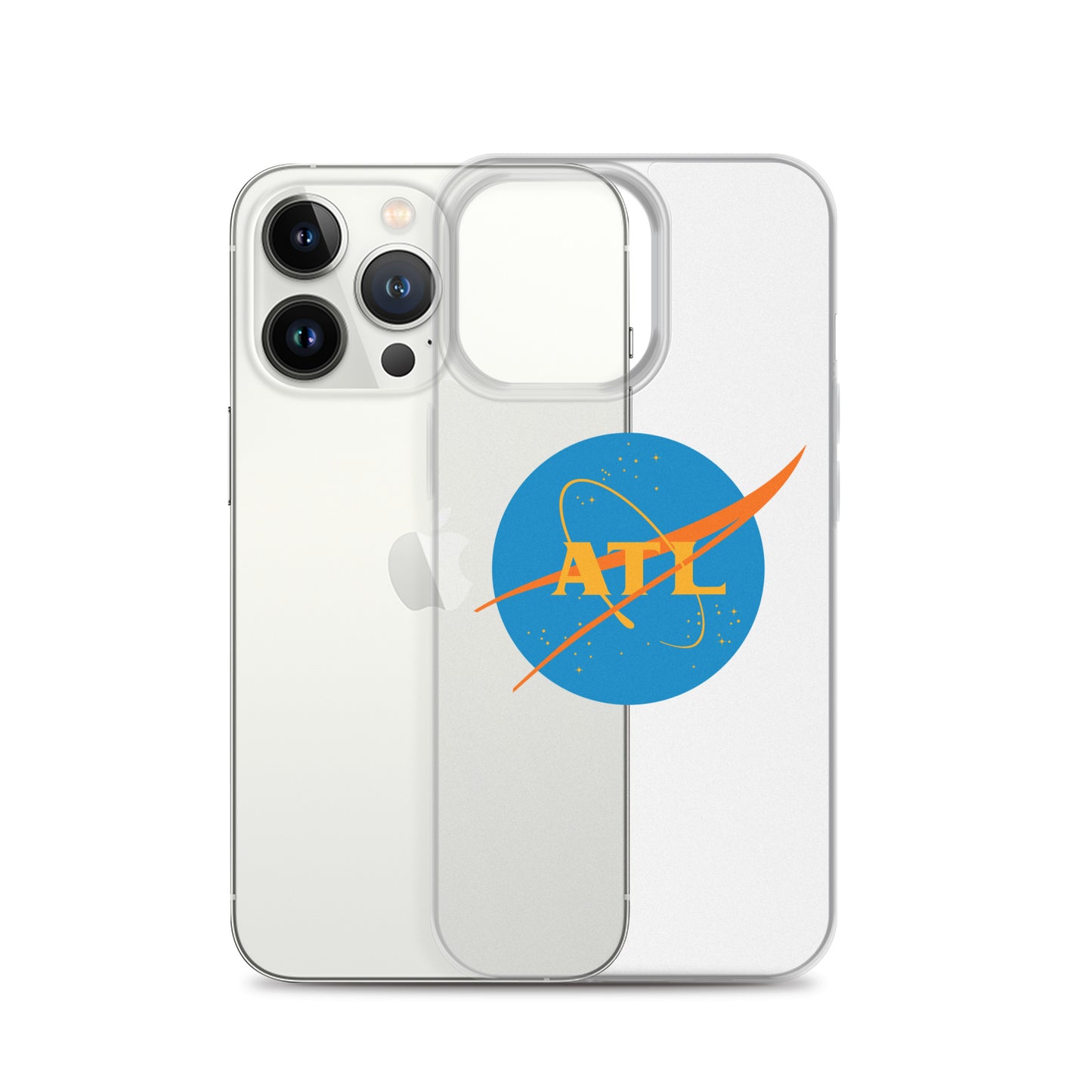 ATL NASA Meatball Logo Clear Case for iPhone®