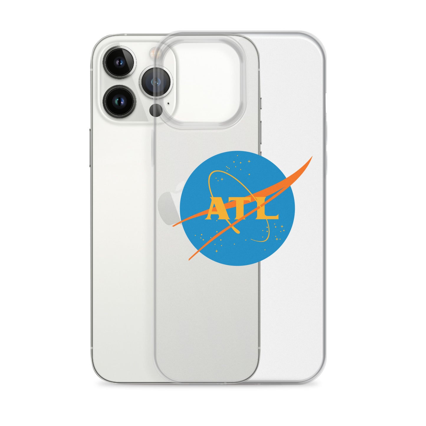 ATL NASA Meatball Logo Clear Case for iPhone®