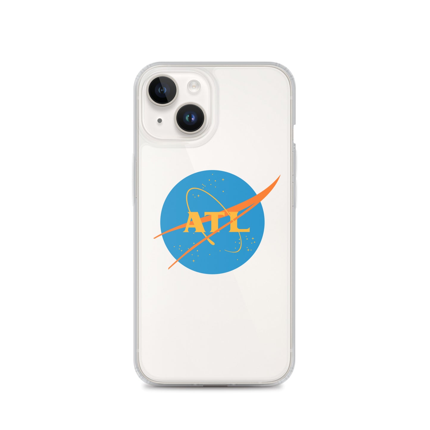 ATL NASA Meatball Logo Clear Case for iPhone®