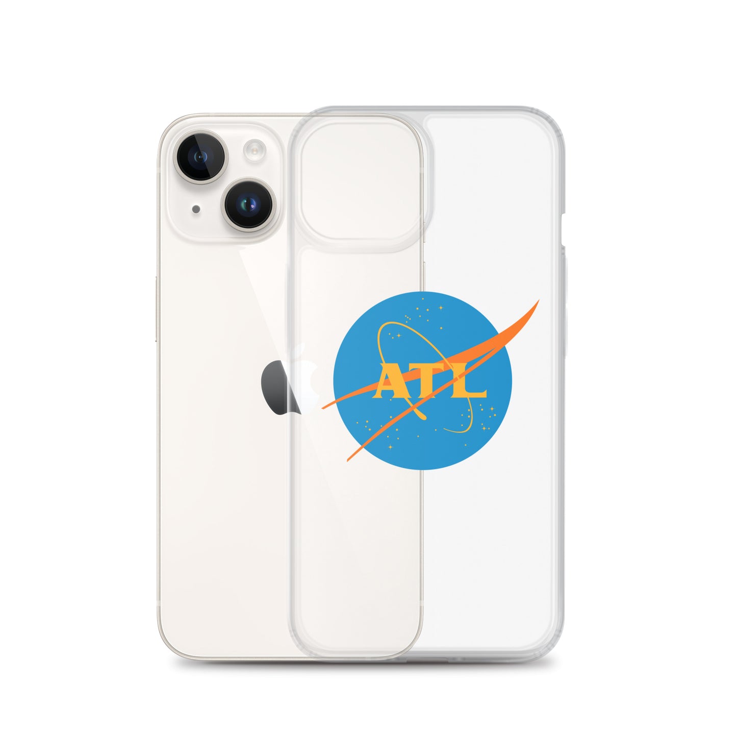 ATL NASA Meatball Logo Clear Case for iPhone®