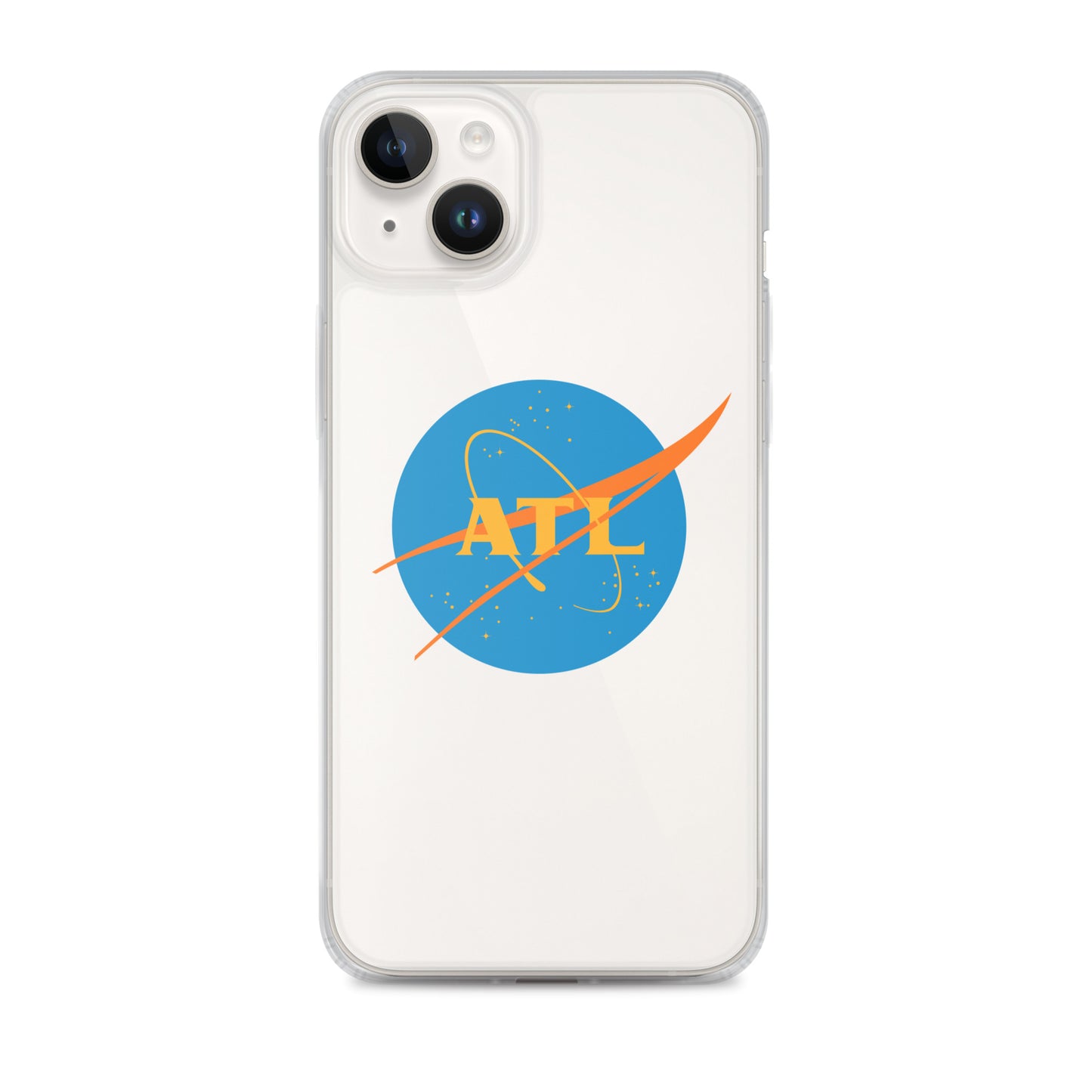 ATL NASA Meatball Logo Clear Case for iPhone®