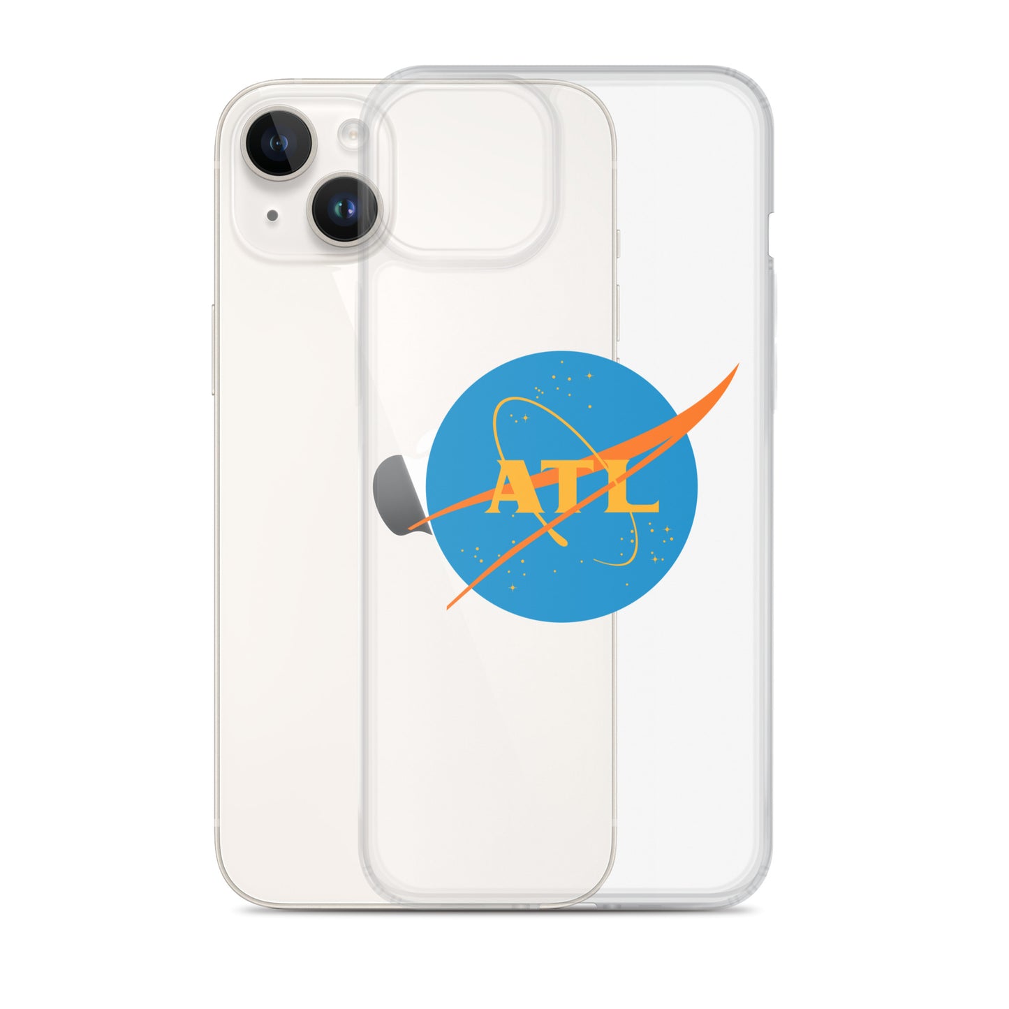 ATL NASA Meatball Logo Clear Case for iPhone®