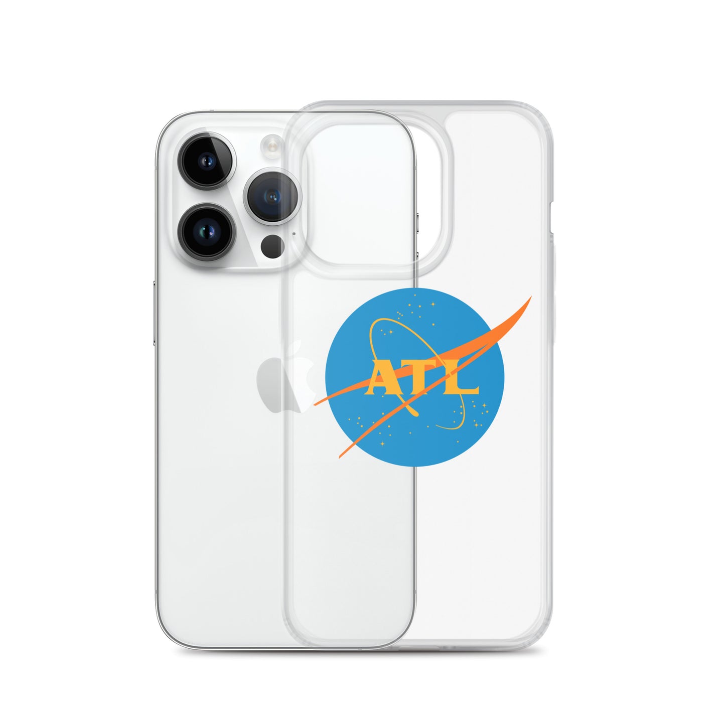 ATL NASA Meatball Logo Clear Case for iPhone®