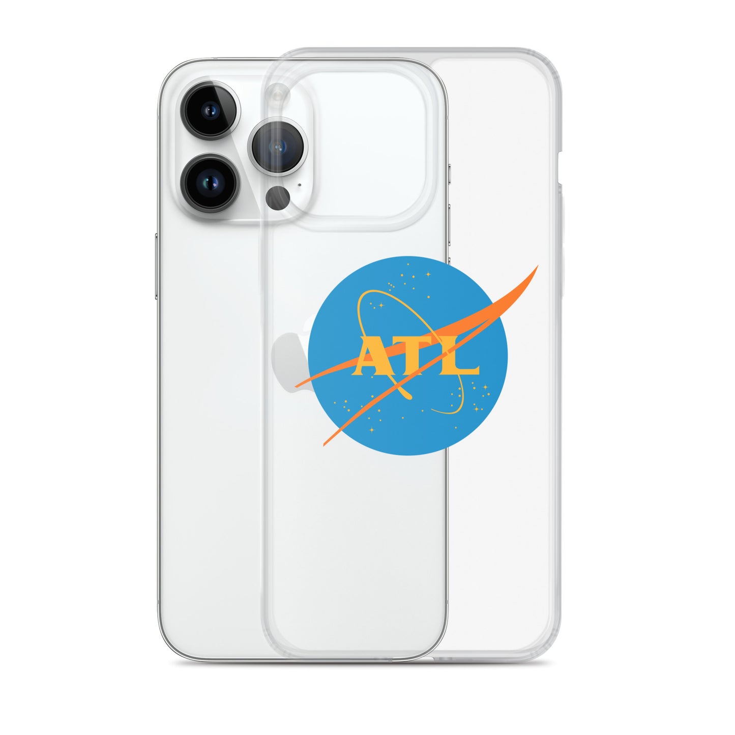 ATL NASA Meatball Logo Clear Case for iPhone®