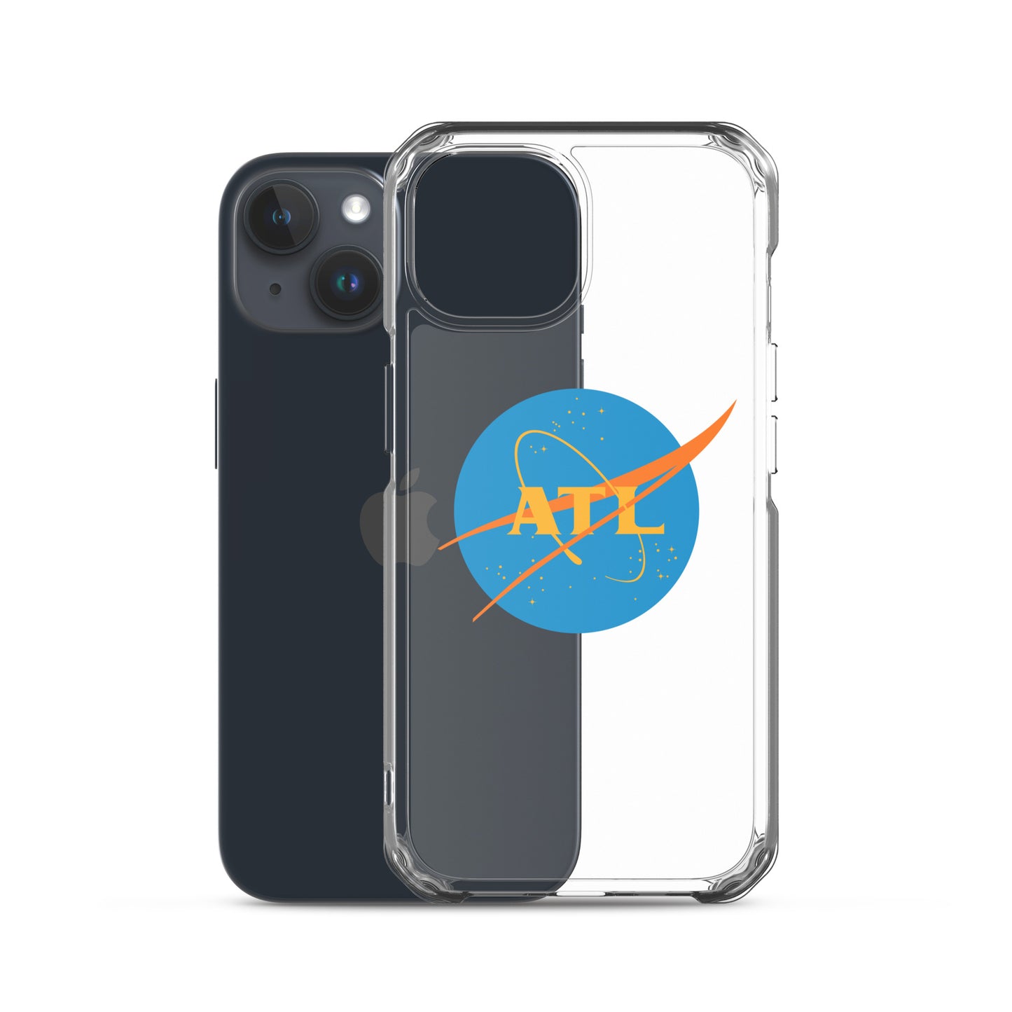 ATL NASA Meatball Logo Clear Case for iPhone®