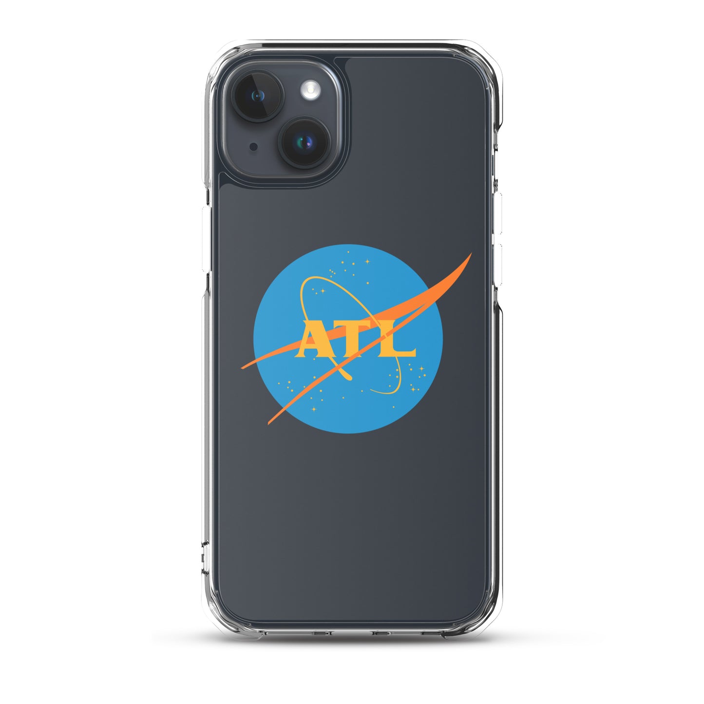 ATL NASA Meatball Logo Clear Case for iPhone®