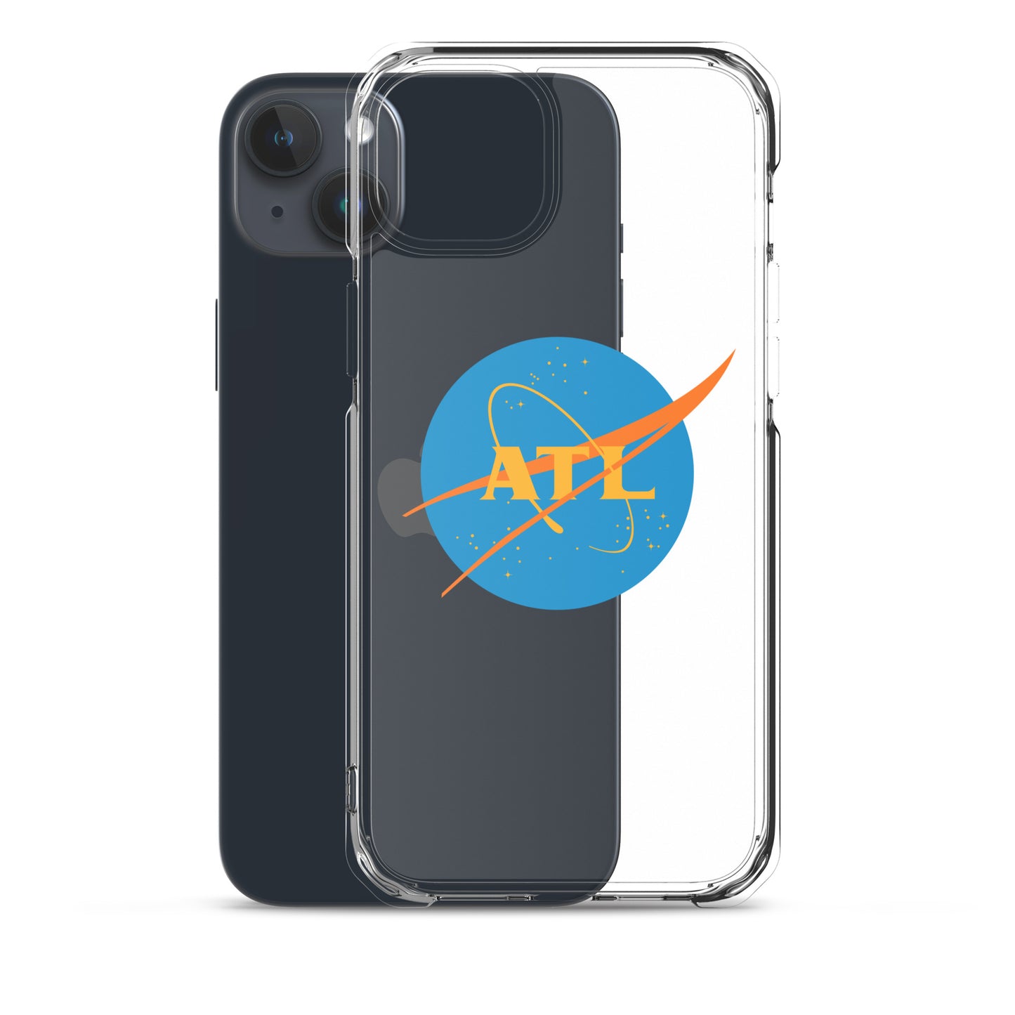 ATL NASA Meatball Logo Clear Case for iPhone®