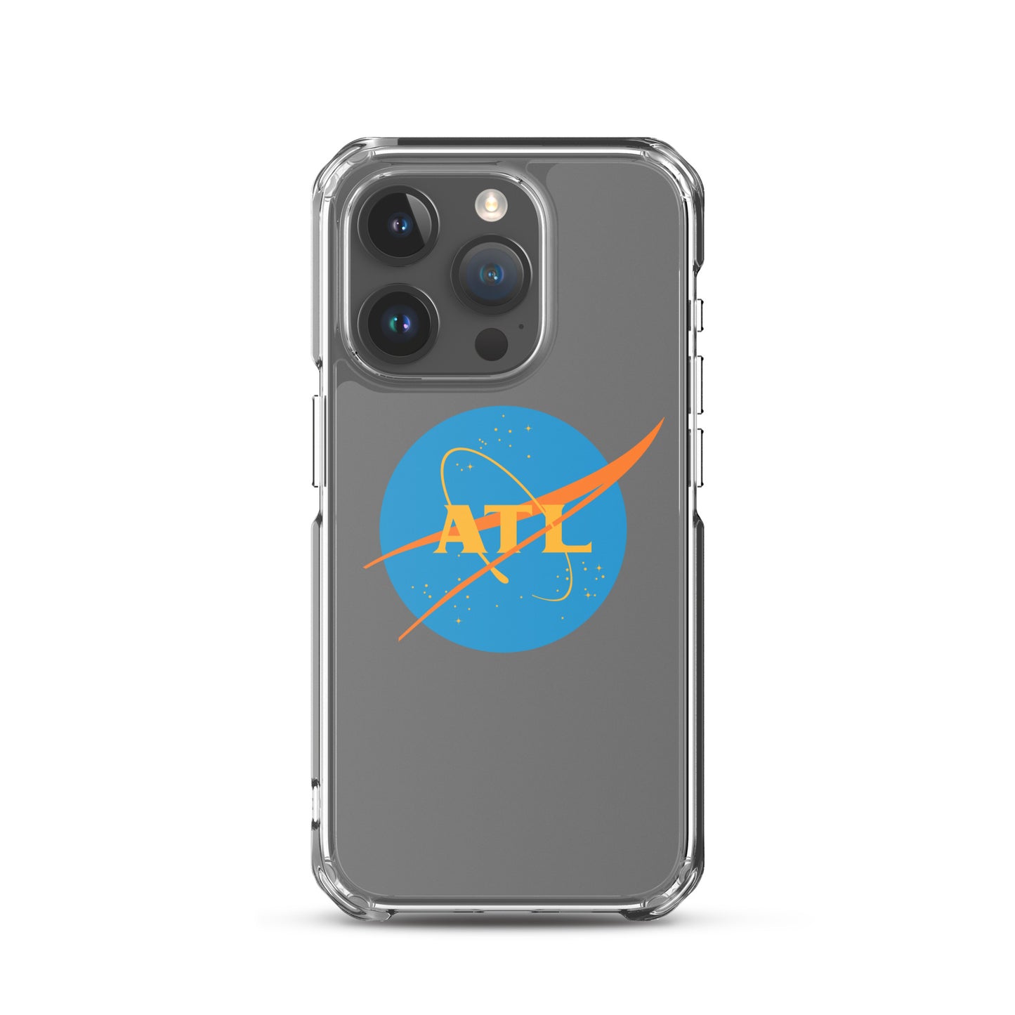 ATL NASA Meatball Logo Clear Case for iPhone®