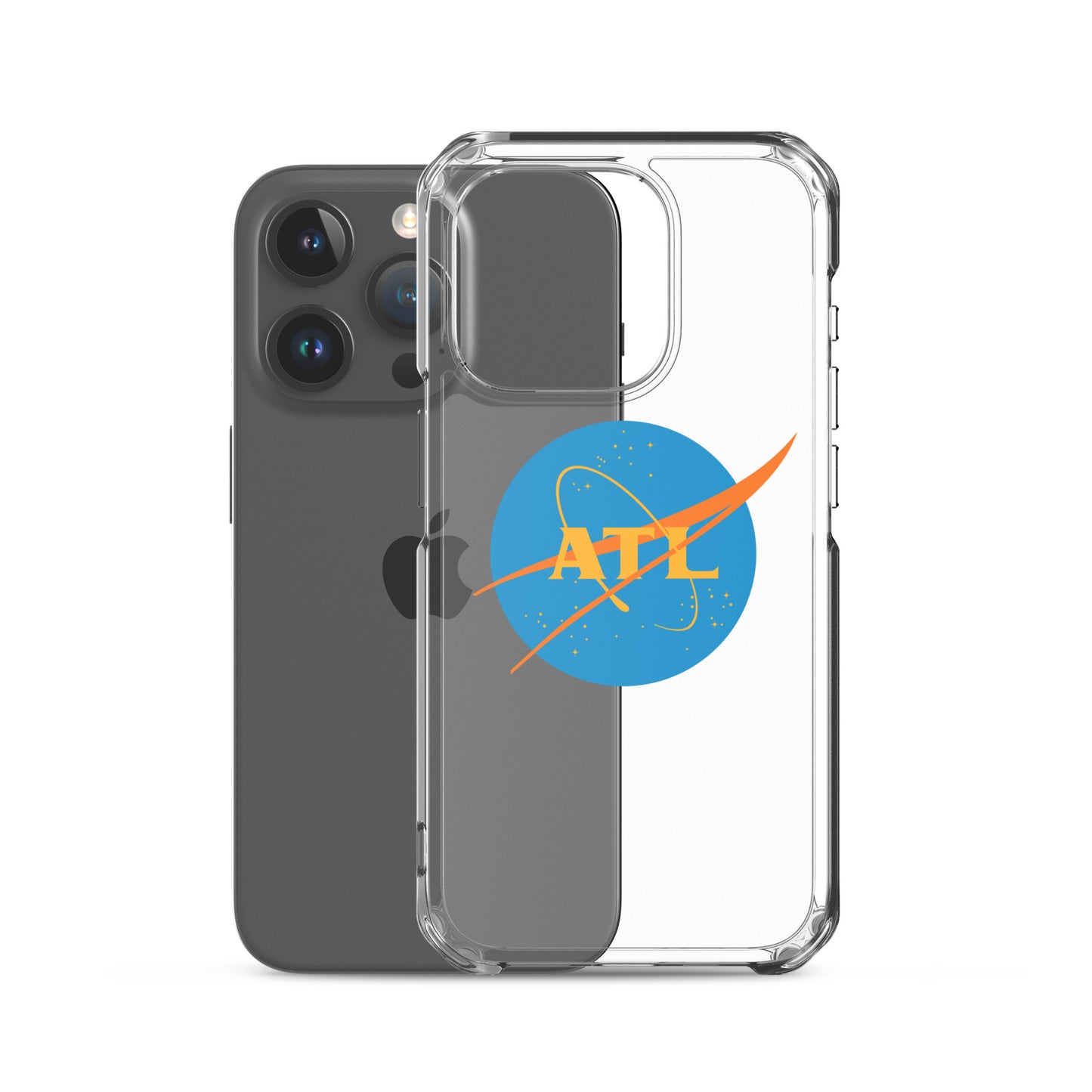 ATL NASA Meatball Logo Clear Case for iPhone®