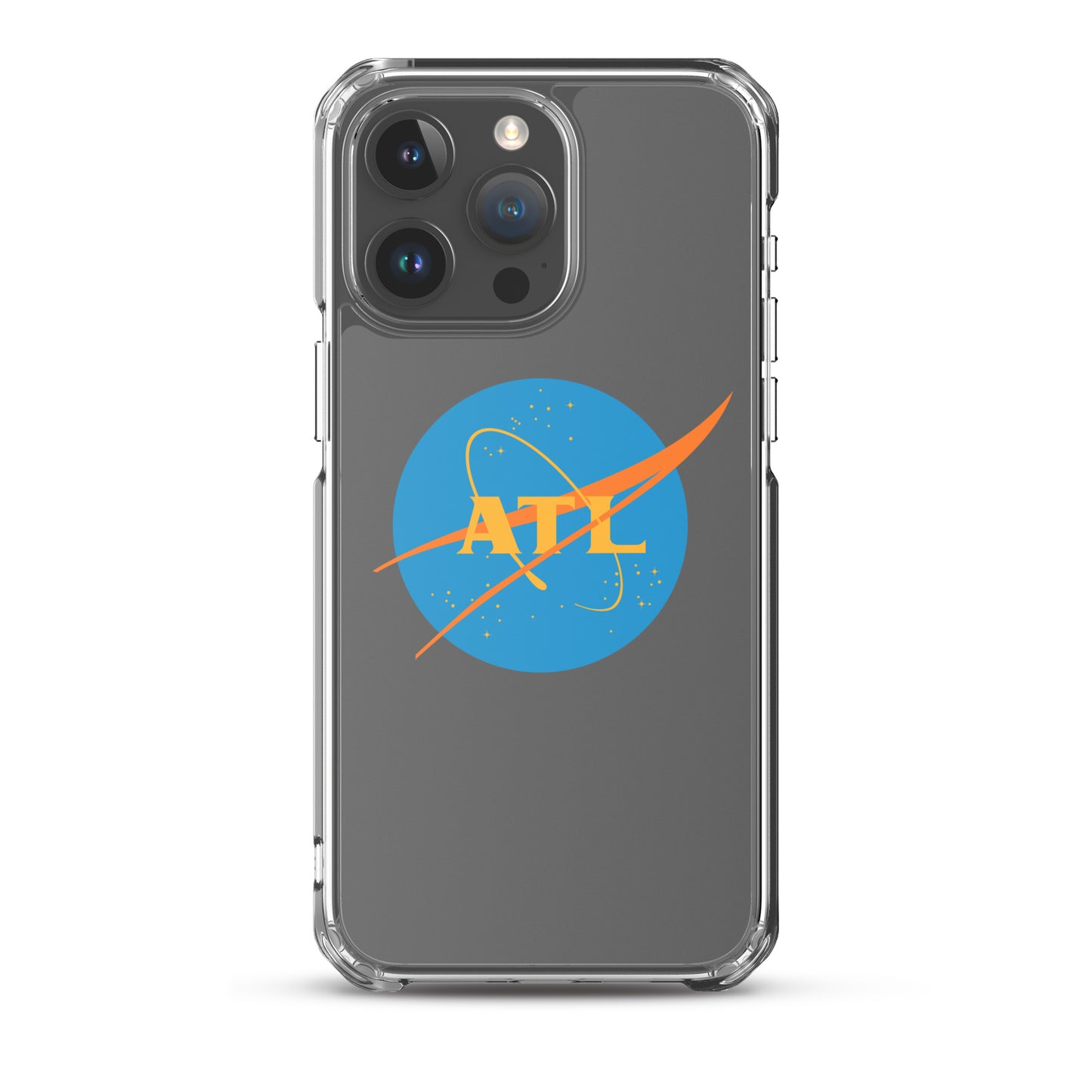 ATL NASA Meatball Logo Clear Case for iPhone®