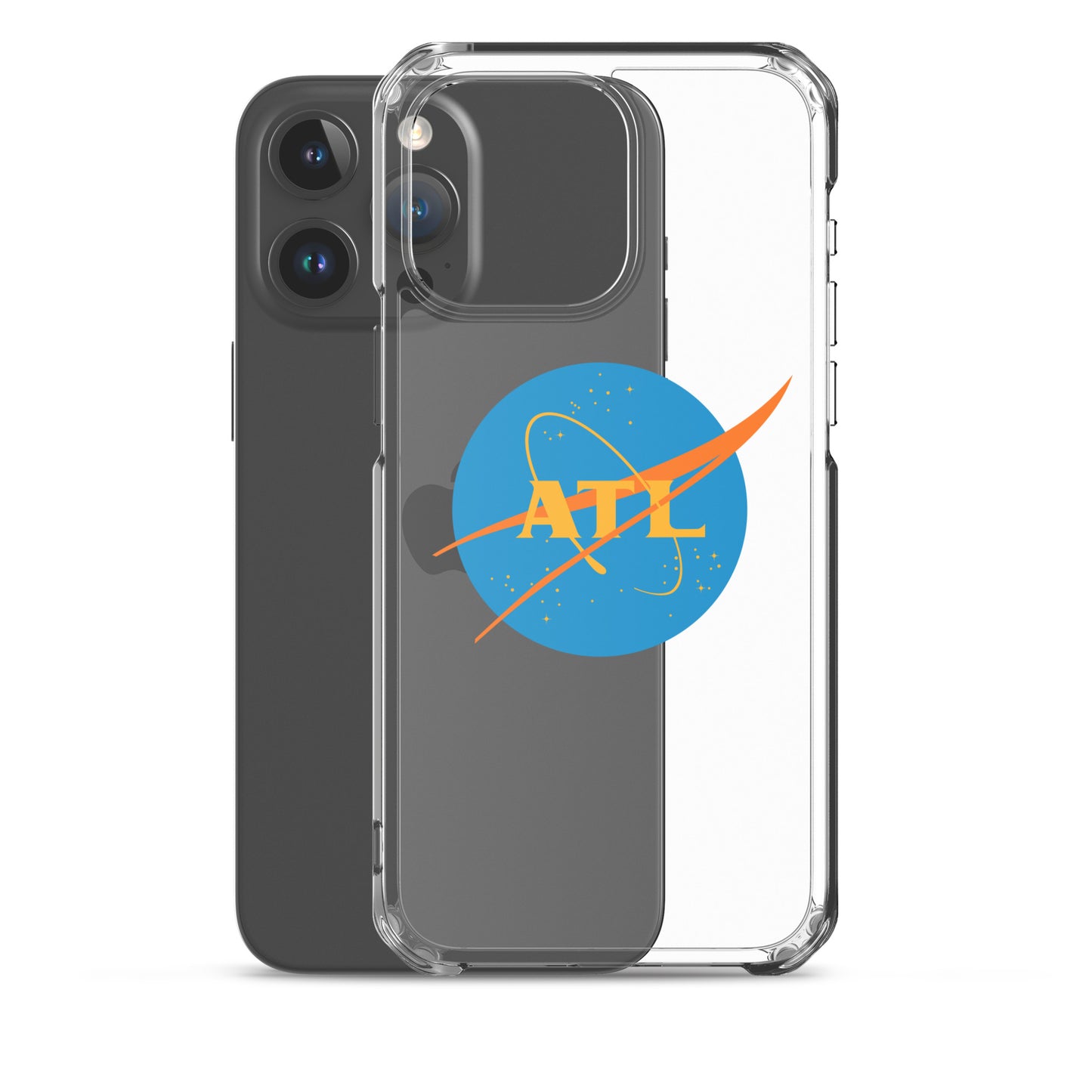 ATL NASA Meatball Logo Clear Case for iPhone®