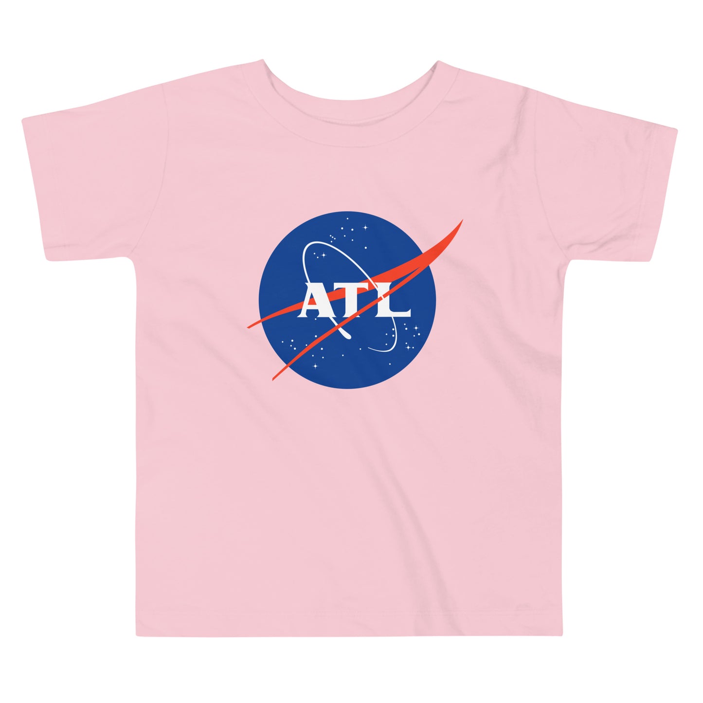 ATL NASA Meatball Logo Toddler Short Sleeve T-Shirt